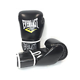 Перчатки боксерские Everlast черный кож/зам 12 унц